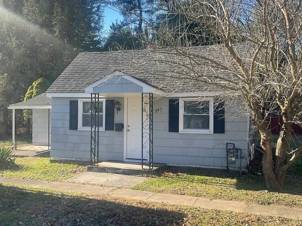 Front view of house