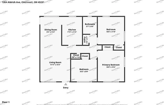 3 bed, 1.0 bath, 918 sqft, $1,495 — Photo 2