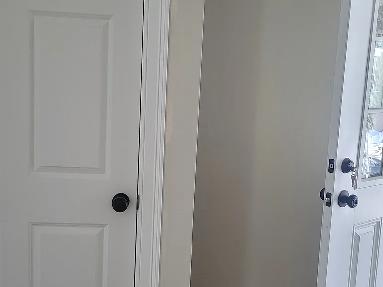 Lovely entry with coat closet