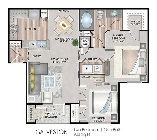Floor plan Galveston