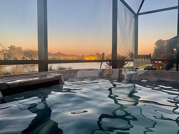 Sunset from your patio and a hot tub