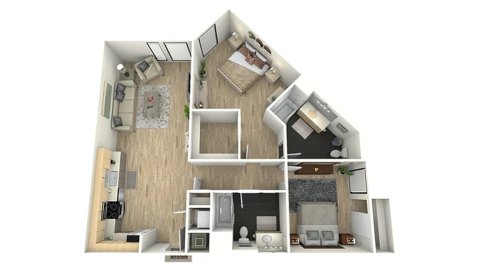 Floor plan B3