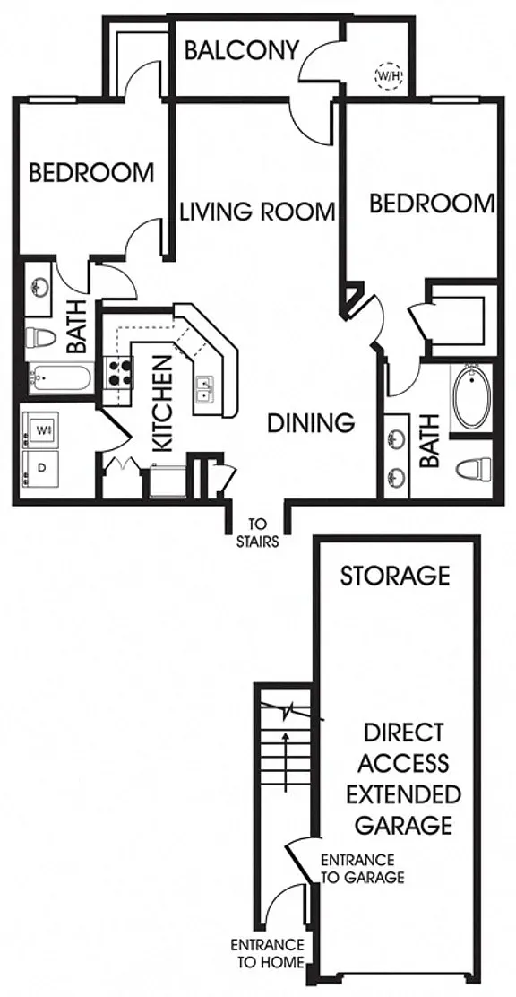 Floor plan Residence Two Upper