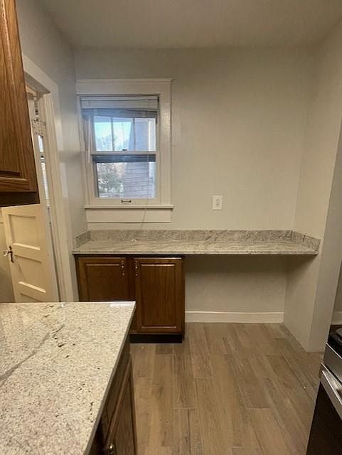 Windows in every room, even the kitchen area.