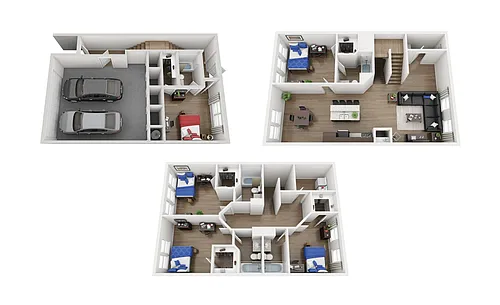 Floor plan 5 Bedroom Townhouse