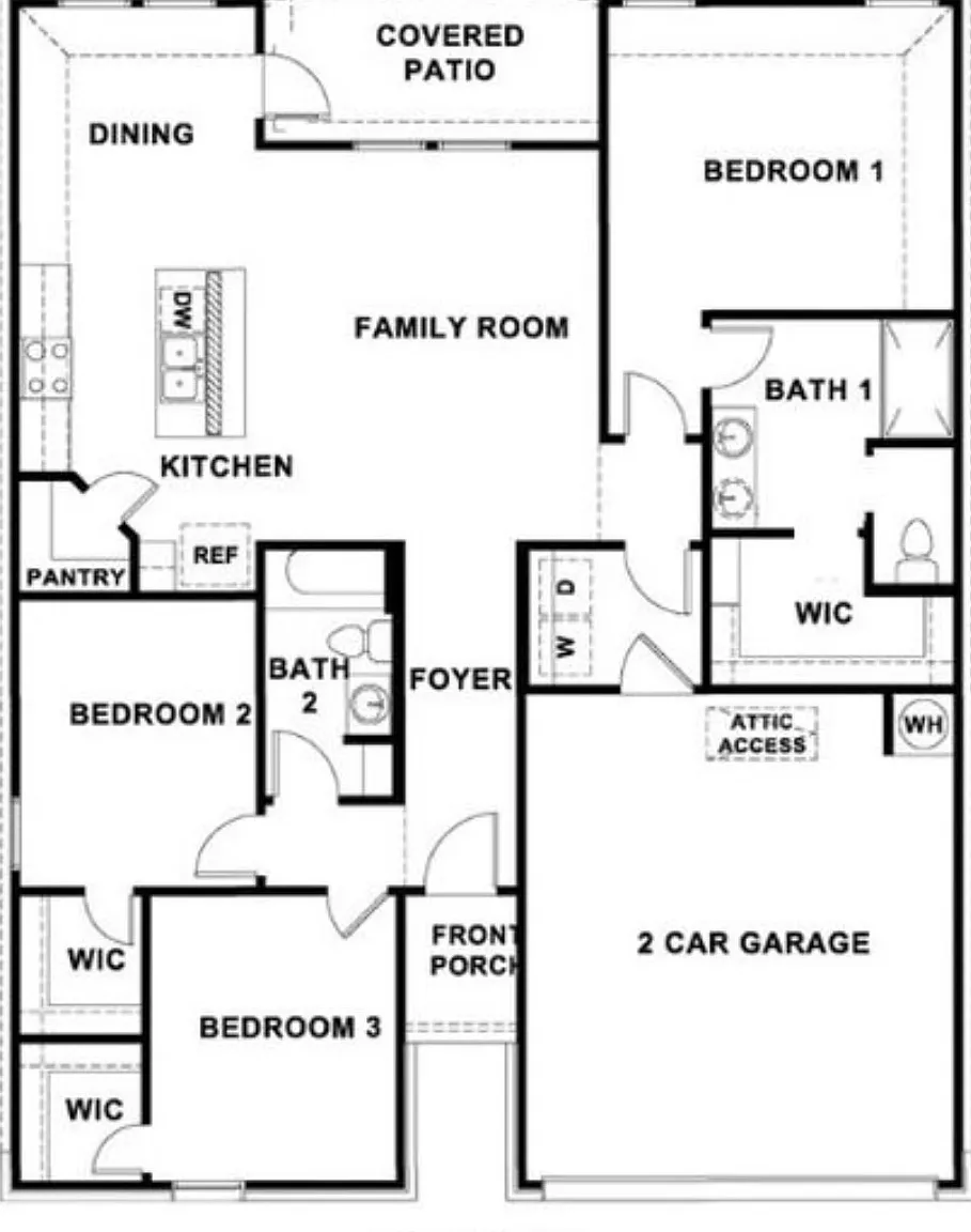 3 bed, 1415 sqft, $1,800 — Photo 1