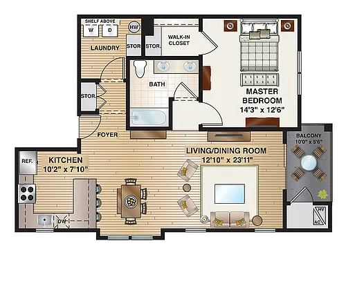 Floor plan Bradford