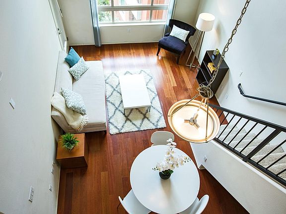 View of Living Room from Loft