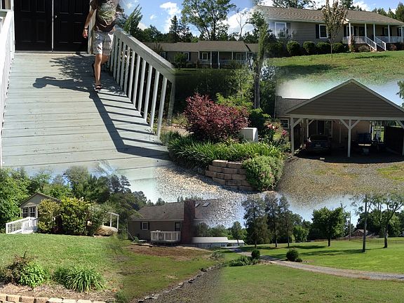 Shop, parking and grounds