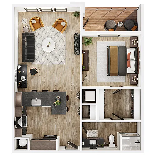 Floor plan A7 Frame