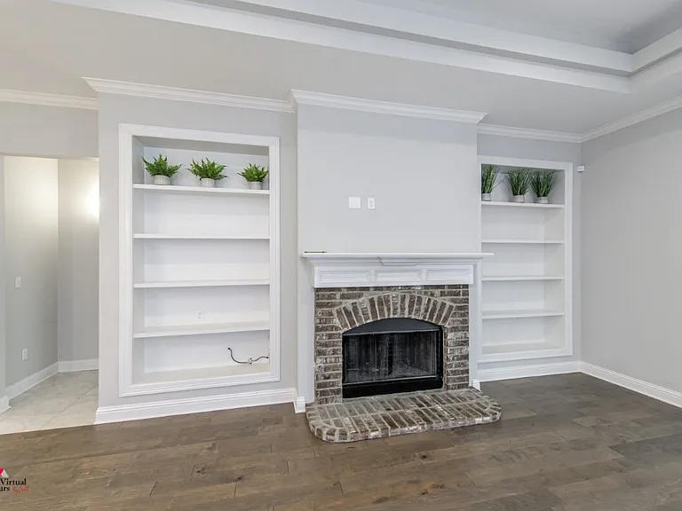 Living area and Fireplace
