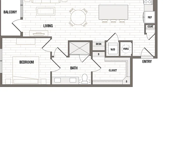1Bed 1Bath 1Bed 1Bath