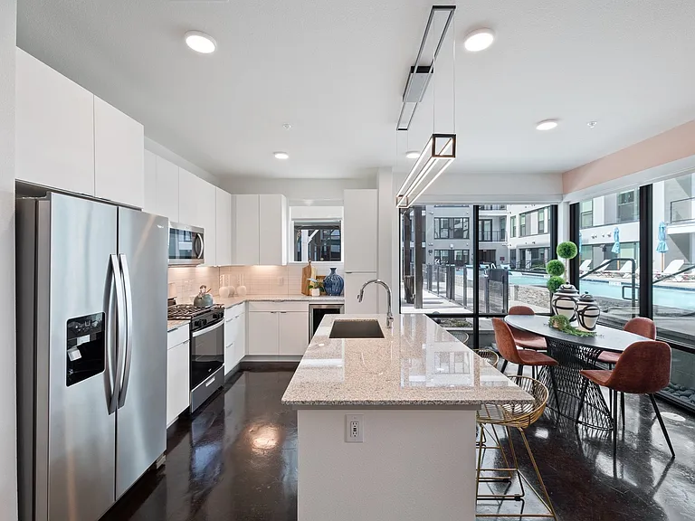 Model Kitchen with Large Island