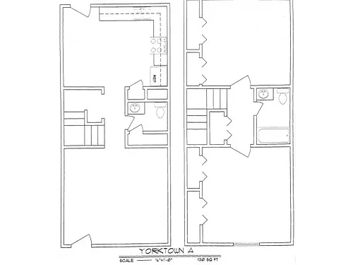 Floor plan Yorktown 4