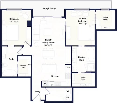 Floor plan B1
