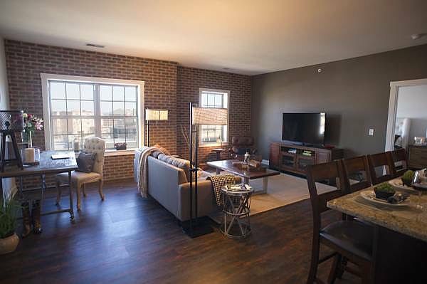 Homes boast open floor plans and high ceilings