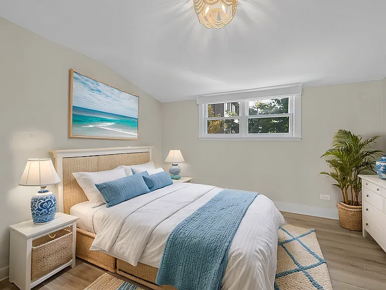 Secondary Bedroom - digitally staged for layout (version 2 / alternate layout)