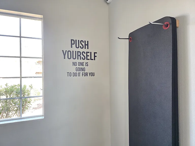 Bella Fiore's little reminder that you can be your own motivation every day.