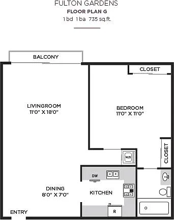 Floor plan G Floor Plan