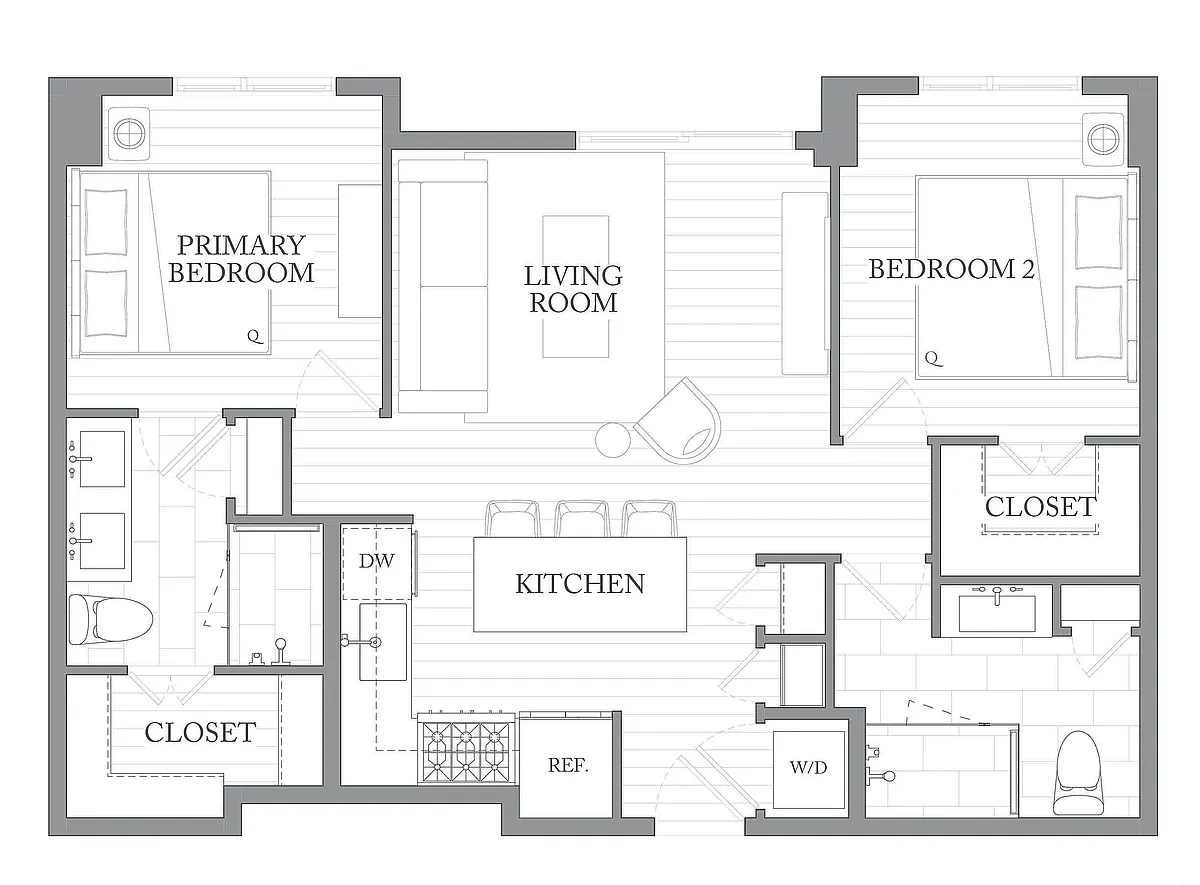 Floor plan 2R