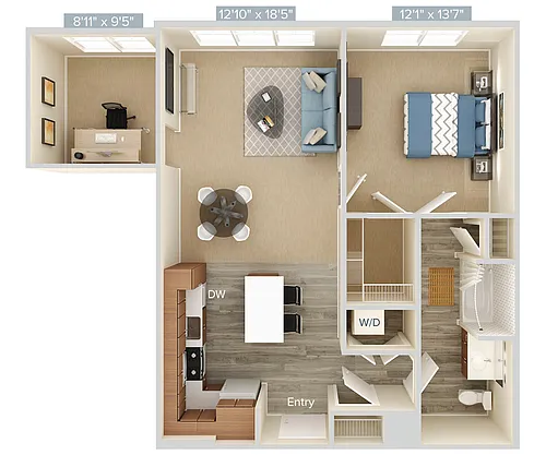 Floor plan A10D-851