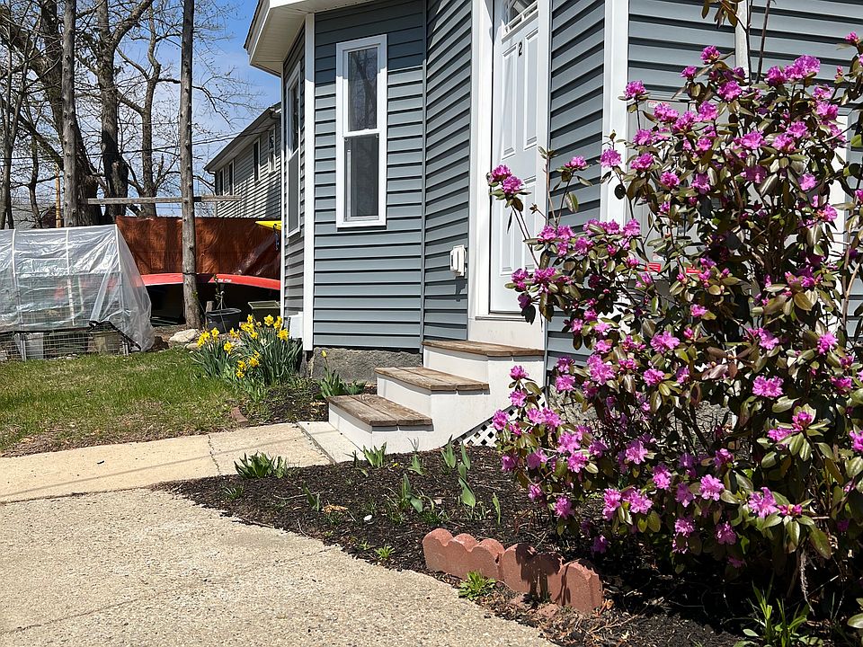 Walkway to front door of unit 2.