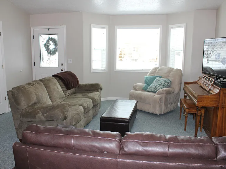 Roomy living area.