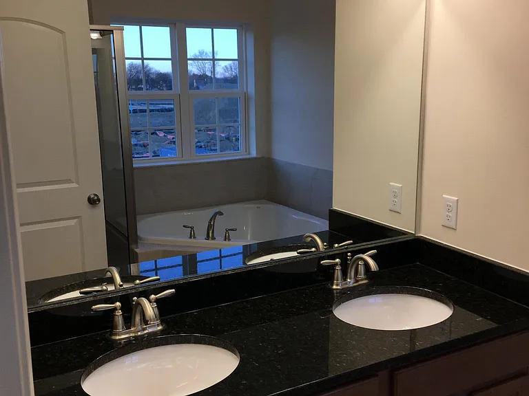 Master granite double sink