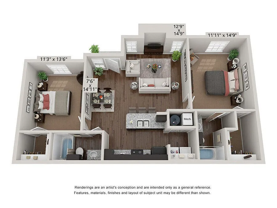 Floor plan B1