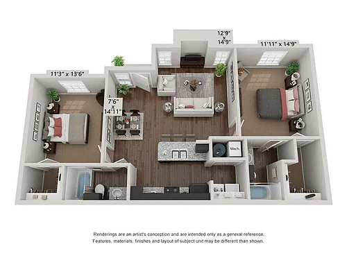 Floor plan B1