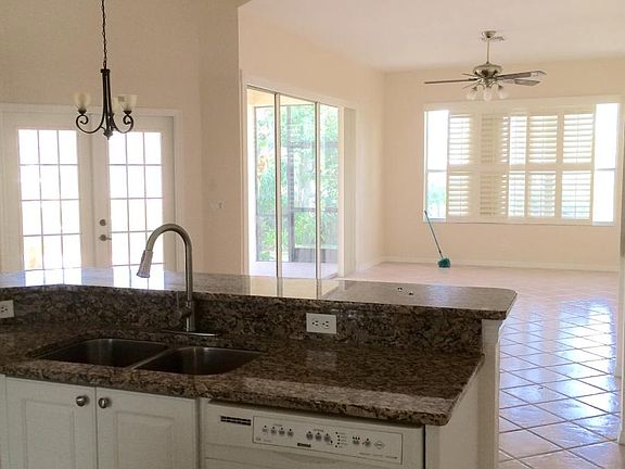 Kitchen overlooking family room