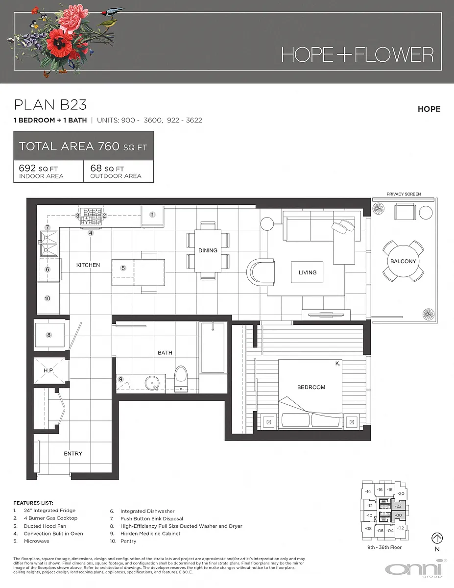 Floor plan B23