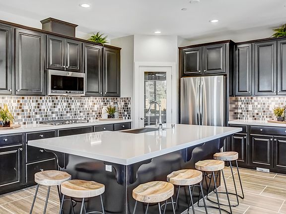 Stylish kitchen with island