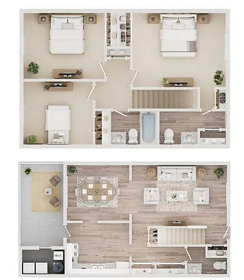 Floor plan Townhome C