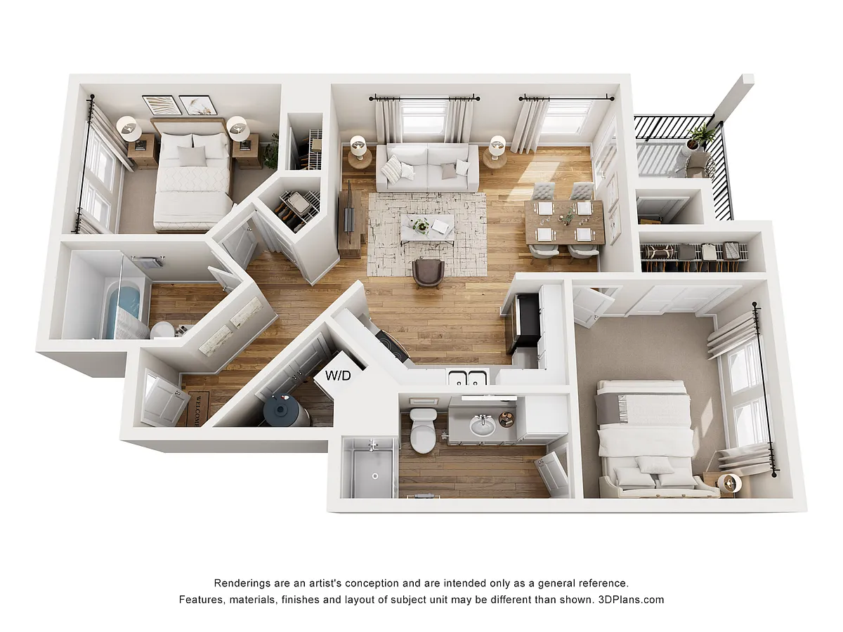 Floor plan 2B