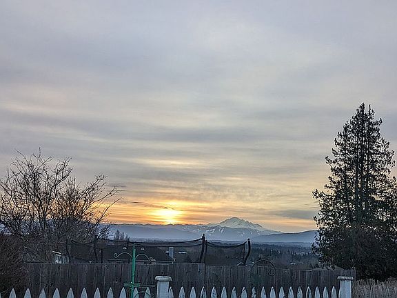 Mt. Baker from backyard