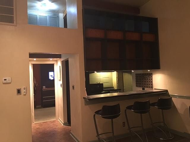This is a shot from the livingroom looking into kitchen and hallway