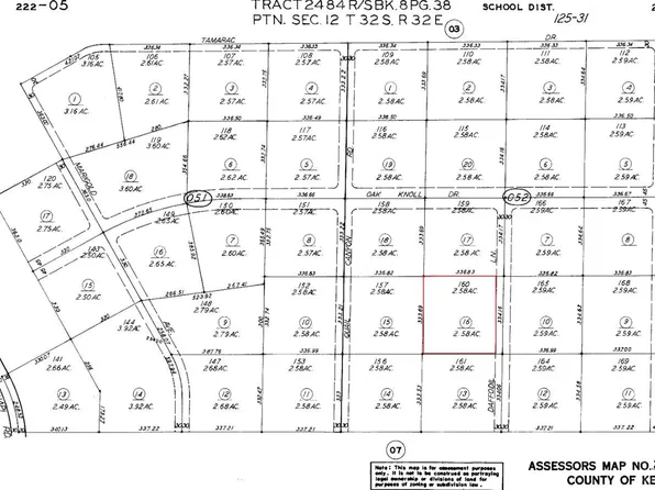 0 Daffodil Lot Hl, Tehachapi, CA 93561