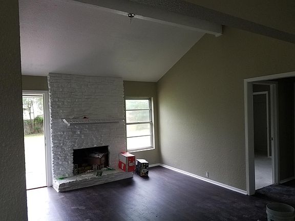 Open family room next to kitchen