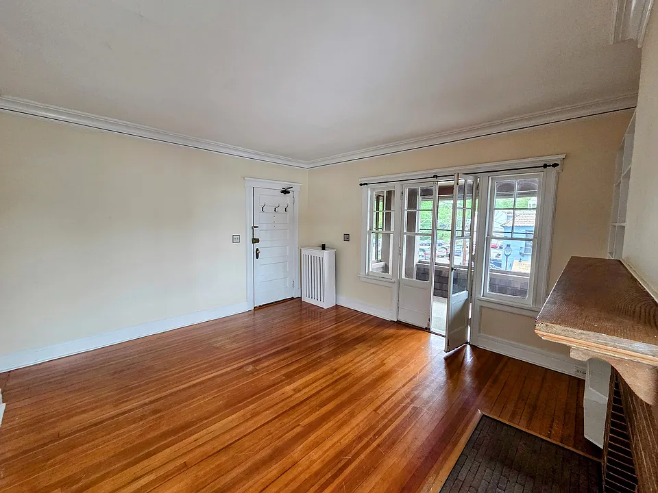 Living room facing front door