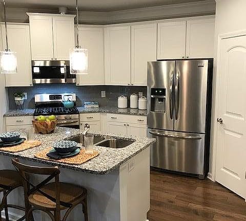 Kitchen-model home- options and selections may vary