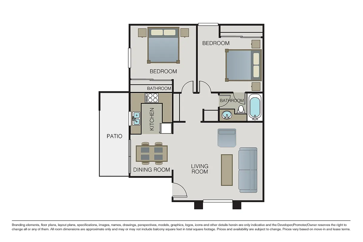 Floor plan Plan 2B