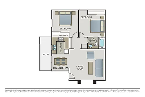 Floor plan Plan 2B