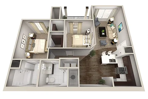 Floor plan The White Spruce