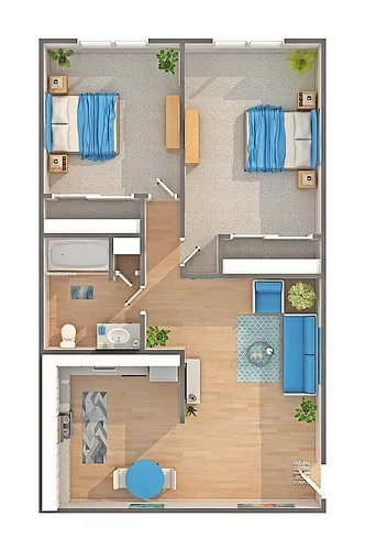 Floor plan B1R