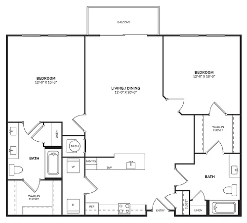 Floor plan B1 - The Rhapsody