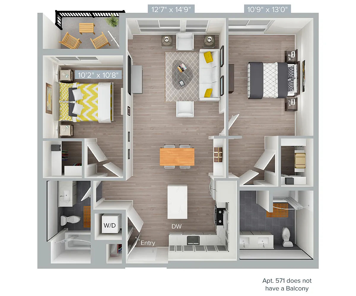 Floor plan B15S-1077