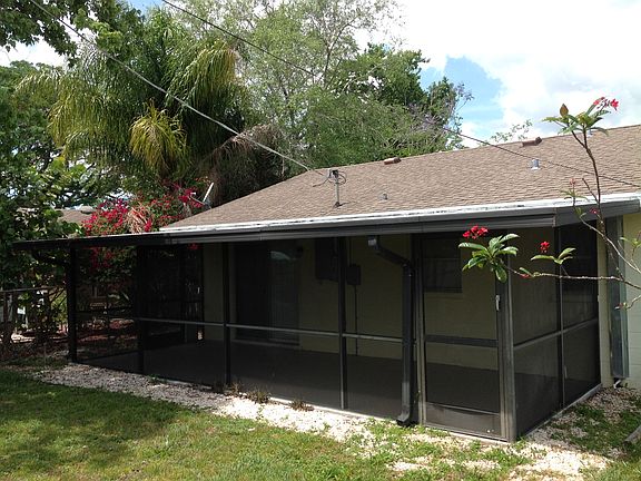 Back view of house