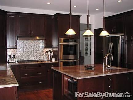 Kitchen facing northwest