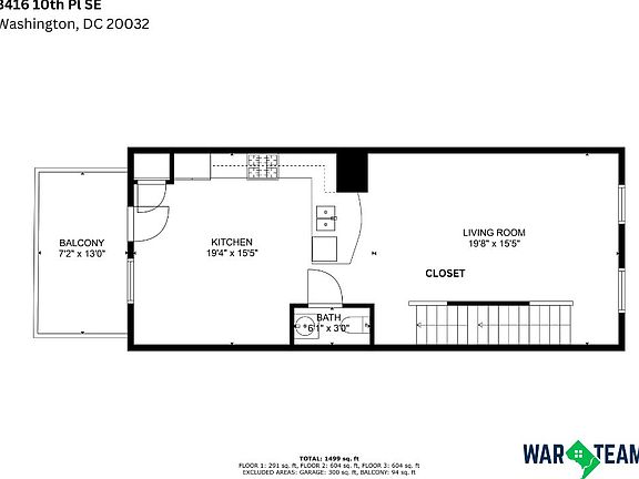 Main Level Floor Plan
